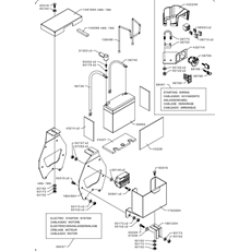 KOHLER KD15 350-440 ELECTRIC STARTER(from s/n 684582 from 2020) spare parts