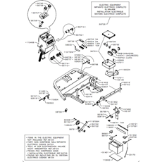 ELECTRIC EQUIPMENT(from s/n 364304 to s/n 364925 from 2007 to 2009) spare parts