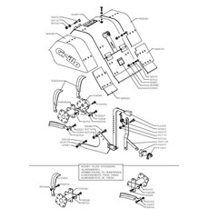 ADJUSTABLE COVER AND TILLER x4 (from sn 228001 from 1996) spare parts