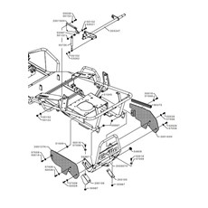 FRAME (from sn 573928 to sn 670354 from 2013 to 2019) spare parts