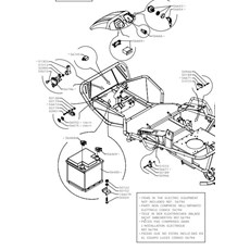 ELECTRIC EQUIPMENT 1V (up to 504811) (from sn 372701 to sn 504811 from 2007 to 2008) spare parts