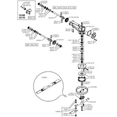 GRASS CUTTER COMPACT - BLADES & TRANS. (from sn 226751 from 1996) spare parts