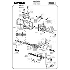 GEAR BOX ( from sn 585297 to sn 594260 from 2014 to 2016) spare parts