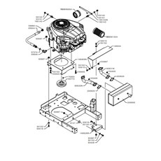 ENGINE B&S 7180 AND EXHAUST BOX (from sn 604469 to sn 658281 from 2016 to 2018) spare parts