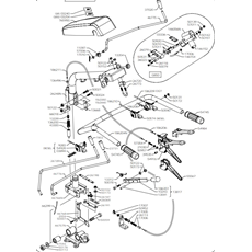 ACTIVE CLUTCH HANDLE(from sn 613556 to sn 668688 from 2016 to 2018) spare parts