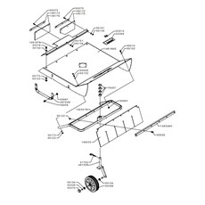 GRASS CUTTER COMPACT - COVER AND WHEEL (from sn 226751 from 1996) spare parts