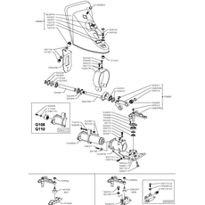 CUTTER BAR CENTRAL UNIT 9M7111(from sn 228001 from 1996) spare parts