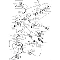 ACTIVE CLUTCH HANDLE(from sn 549346 to sn 613555 from 2011to2016) spare parts