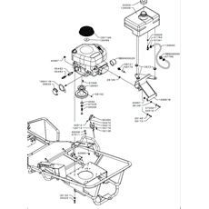 ENGINE - B&S INTEK 13.5hp(from s/n 516019 to s/n 546985 from 2009 to 2011) spare parts