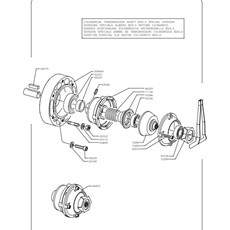 B& S IC8HP HONDA GX270 CLUTCH (from sn 226751 to sn 544886 from 1996 to 2011) spare parts
