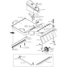 65-75 cmGRASS CUTTER WITH BRAKE(from sn 228001 from 1996) spare parts