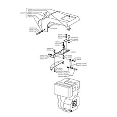 COVER FITTING SET 15LD350-15LD225 (from sn 228001 to sn 525152 from 1996 to 2010) spare parts