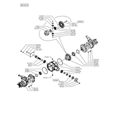 FRONT WHEEL AXLE(1)(from s/n 564371 from 2012) spare parts