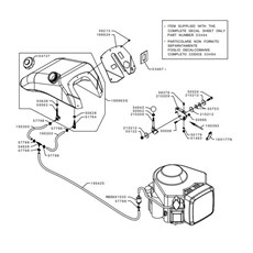 FUEL TANK AND THROTTLE (from sn 633911 to sn 672502 from 2017 to 2019) spare parts