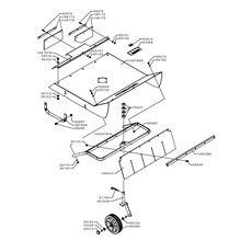 GRASS CUTTER COMPACT - COVER AND WHEEL (from sn 586396 from 2014) spare parts