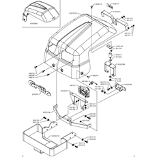 ENGINE HOOD MD150 E-START & LIGHTS(from s/n 200251 from 1991) spare parts