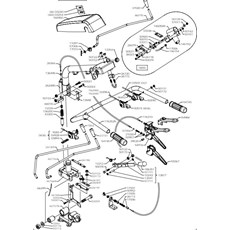 ACTIVE CLUTCH HANDLE (from sn 549346 to sn 613592 from 2011 to 2016) spare parts