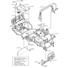 FRAME (from sn 510546 to sn 576071 from 2008 to 2014) spare parts