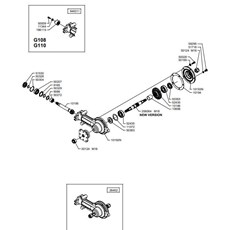 TILLER GEARBOX (from sn 602416 from 2017) spare parts