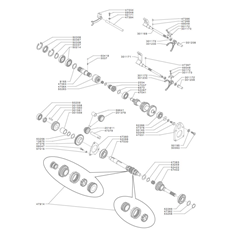 GEARBOX(from s/n 563890 from s/n 563890 from 2013) spare parts