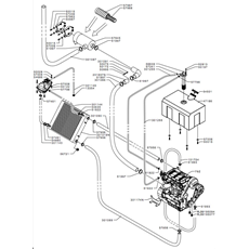 COOLING SYSTEM(from s/n 536678from 2010 spare parts