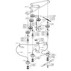 TRANSMISSION FOR 160 cm CUTTING DECK LMP(from s/n 309351 from 2005) spare parts