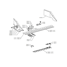 MIDDLE FINGER CENTRAL CUTTER BAR 110-127 cm(from s/n 692483 from 2020) spare parts