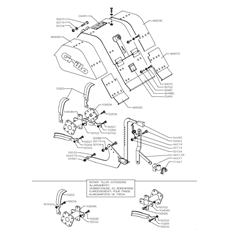 ADJUSTABLE COVER & TILLER X 4(from s/n 692483 from 2020) spare parts