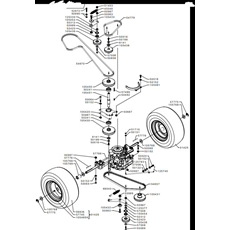 TRANSMISSION_CLUTCH AND REAR AXLE (from sn 372601 from 2008) spare parts