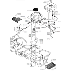 ENGINE - B&S INTEK 13.5 hp(from s/n 304133 from 2003) spare parts