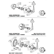 CLUTCHES(from s/n 144251 to s/n 545084 from 1988 to 2011) spare parts