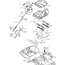 BODY - SEAT, STEERING UNIT(from s/n 516019 from 2009 spare parts