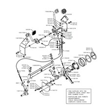 PEDAL UNIT WITH FRONT BRAKE (from sn 590940 to sn 600585 from 2015 to 2015) spare parts