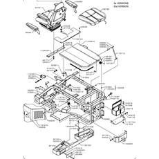 FRAME & SEAT - 2ND VERSION(from s/n 309351 from 2005) spare parts