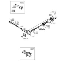 TILLER GEARBOX (from sn 602416 from 2017) spare parts