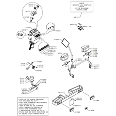 LIGHTS(1ST VERSION)(from s/n 309351 to 364303 from 2005 to 2007) spare parts