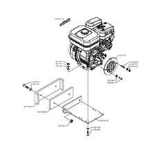 ENGINE HONDA GX200, KOHLER 3000 (from sn 695278 from 2020) spare parts