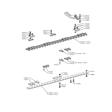 ESM CENTRAL CUTTER BAR 117 - 137 cm (from s/n 228001 from 1996) spare parts