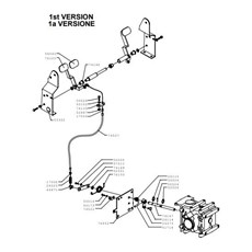 DIFFERENTIAL LOCK 1st VERSION UNTIL 276400 (from sn 264001 to sn 276400 from 2001 to 2001) spare parts