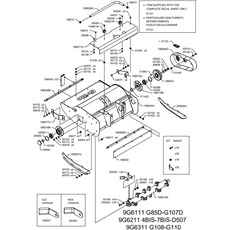 68CM ALL PURPOSE FLAIL (from sn 228001 from 1996) spare parts