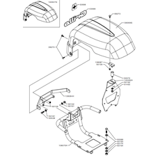 15LD350 COVER FITTING SET(from sn 228001 from 1996) spare parts