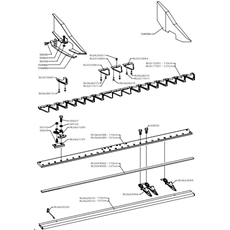 MIDDLE FINGER CENTRAL CUTTER BAR 110-127 CM (from sn 695528 from 2020) spare parts