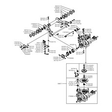 HYDROSTATIC ENGINE (from sn 549472 to sn 591341 from 2011 to 2015) spare parts