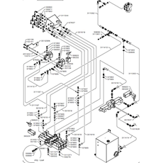 SERVICES HYDRAULIC INSTALLATION(from s/n 564371 from 2012) spare parts