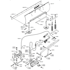 9G2611 SWINGING FRONT SCRAPER(from s/n 571989 from 2013) spare parts