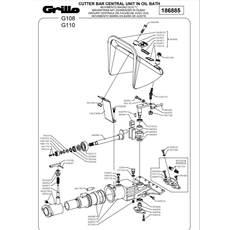 CUTTER BAR CENTRAL UNIT  (from sn 585297 from 2014) spare parts