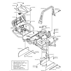 FRAME (from sn 612704 to sn 670354 from 2016 to 2019) spare parts