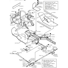 FRONT FRAME (from sn 609403 to sn 667585 from 2016 to 2018) spare parts