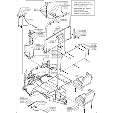 FRAME(from s/n 344001 to s/n 344032 from 2005 to 2006) spare parts