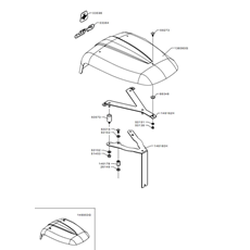 15LD225 COVER FITTING SET(from s/n 211395 from 1996) spare parts